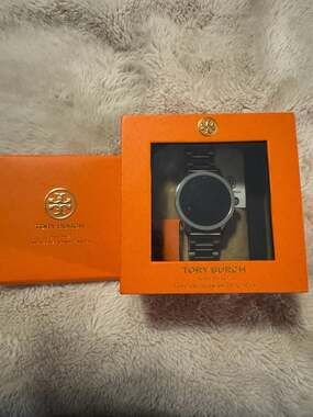 Tory Burch ToryTrack Silver-Tone Stainless Steel Touchscreen Smartwatch